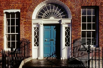 Georgian Door on Fitzwilliam Street Upper ( next to school)